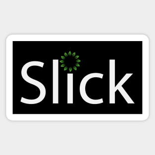 Slick artistic text design Sticker